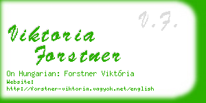 viktoria forstner business card