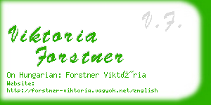 viktoria forstner business card